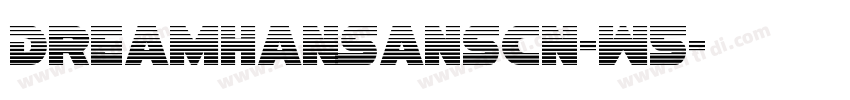 DreamHanSansCN-W5字体转换