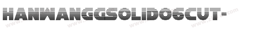 HanWangGSolid06cut字体转换