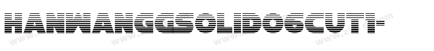 HanWangGSolid06cut1字体转换