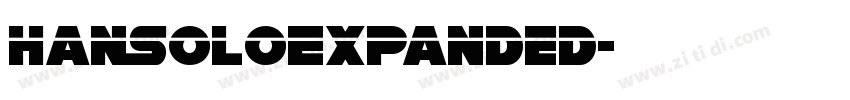 HanSoloExpanded字体转换