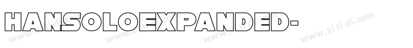 HanSoloExpanded字体转换