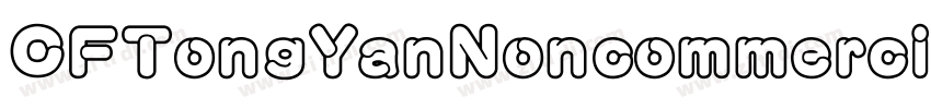 CFTongYanNoncommerci字体转换