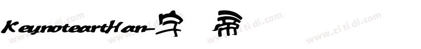 KeynoteartHan字体转换