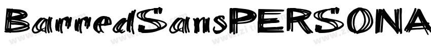 BarredSansPERSONALUS字体转换