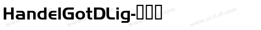 HandelGotDLig字体转换