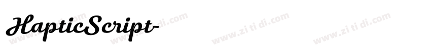 HapticScript字体转换
