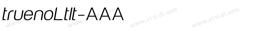 truenoLtIt字体转换