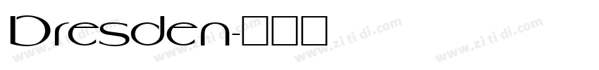 Dresden字体转换
