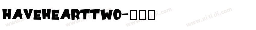 HaveHeartTwo字体转换