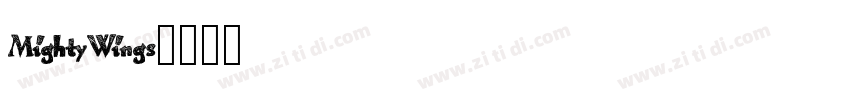 MightyWings字体转换