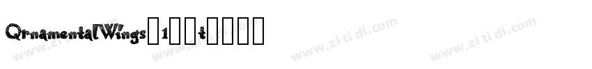 QrnamentalWings(1).t字体转换