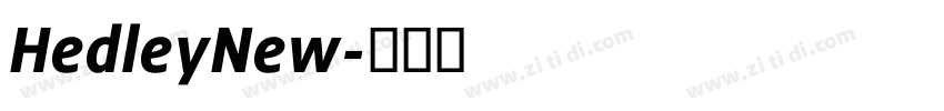HedleyNew字体转换