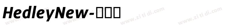 HedleyNew字体转换