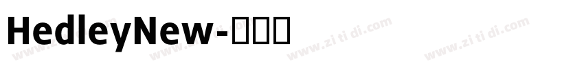 HedleyNew字体转换