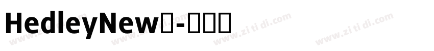 HedleyNew系字体转换