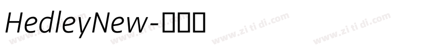 HedleyNew字体转换