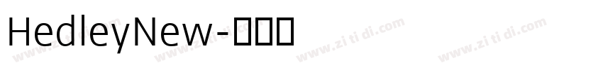 HedleyNew字体转换