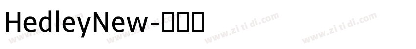 HedleyNew字体转换