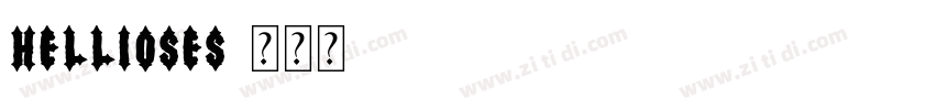 HELLIOSES字体转换