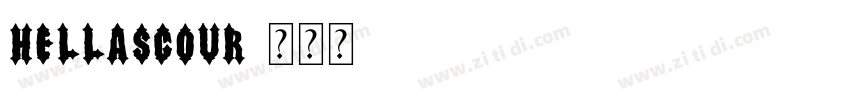 hellascour字体转换