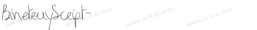 BinetruyScript字体转换