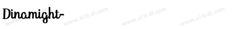 Dinamight字体转换