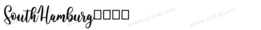 SouthHamburg字体转换