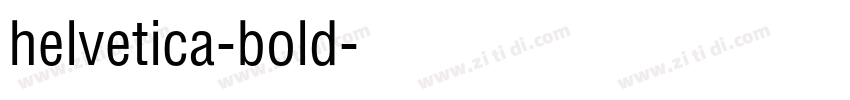 helvetica-bold字体转换