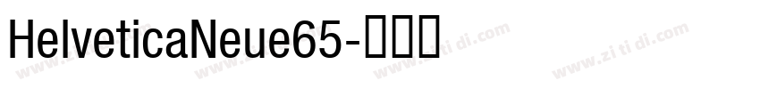 HelveticaNeue65字体转换