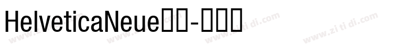 HelveticaNeue字体字体转换