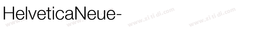 HelveticaNeue字体字体转换 HelveticaNeue字体字体转换