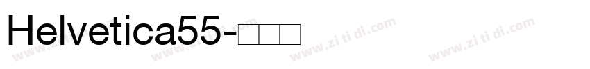 Helvetica55字体转换
