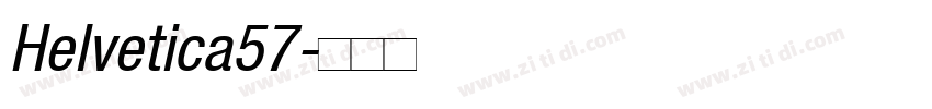 Helvetica57字体转换