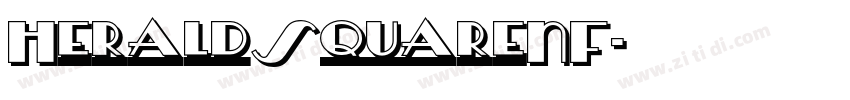 HeraldSquareNF字体转换