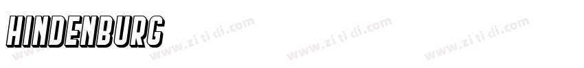 Hindenburg字体转换 Hindenburg字体转换