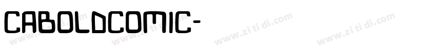 caboldcomic字体转换