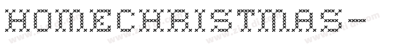 HomeChristmas字体转换