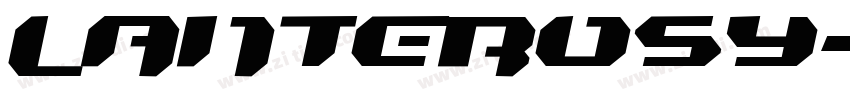 Lanterosy字体转换
