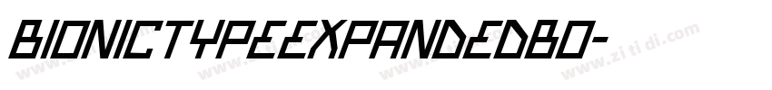 BionicTypeExpandedBo字体转换