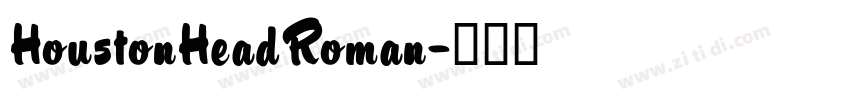 HoustonHeadRoman字体转换