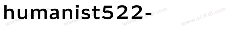 humanist522字体转换