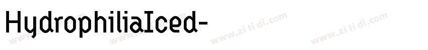 HydrophiliaIced字体转换