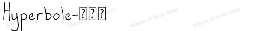 Hyperbole字体转换