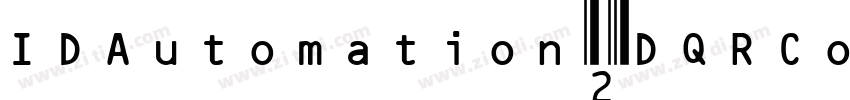 IDAutomation2DQRCode字体转换