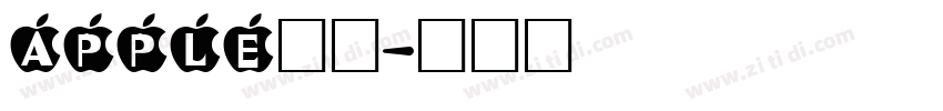 apple黑体字体转换