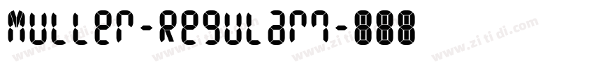 Muller-Regular7字体转换