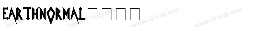 EarthNormal字体转换