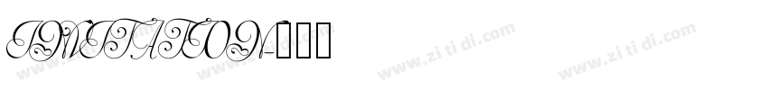 INVITATION字体转换