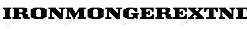 IronmongerExtnd字体转换