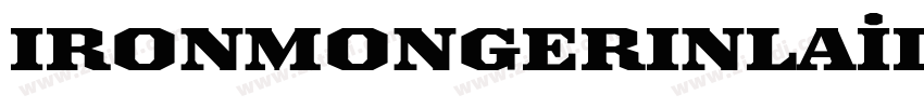 IronmongerInlaid字体转换